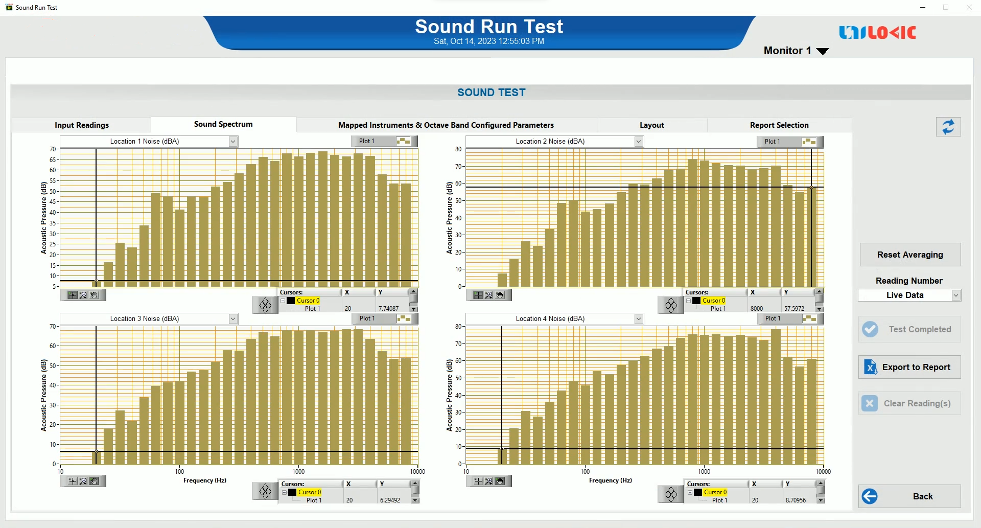 Sound run test automated pump test system